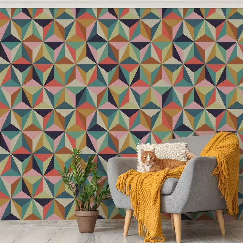 Bold Patterned Wallpaper