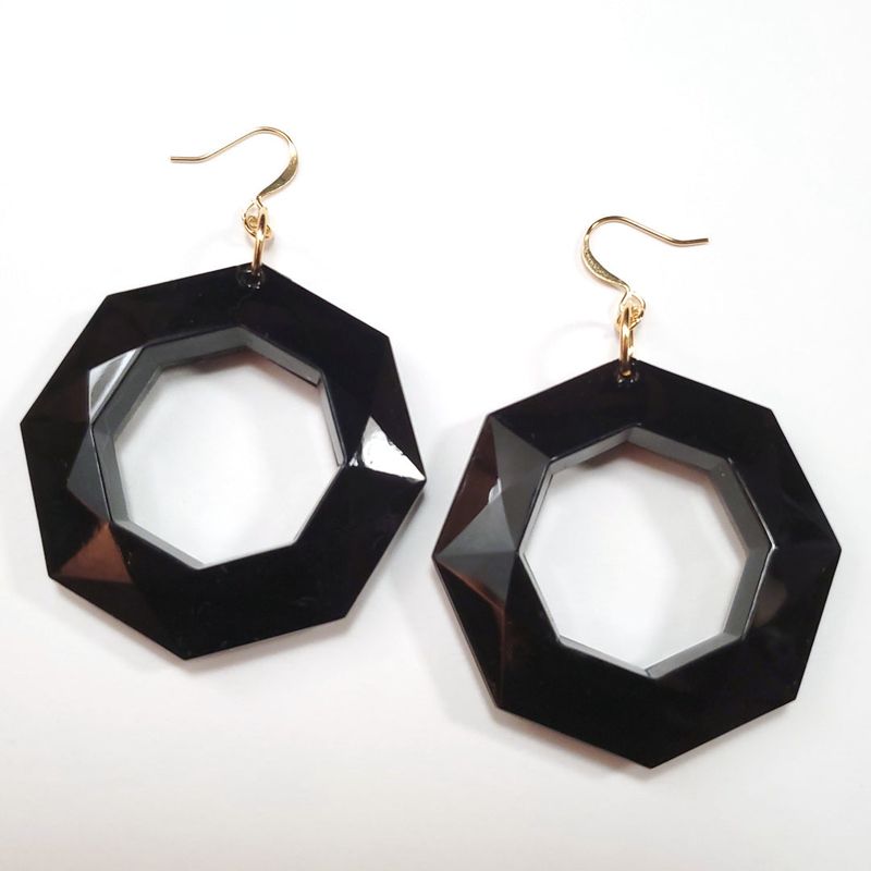 Geometric Hoop Earrings