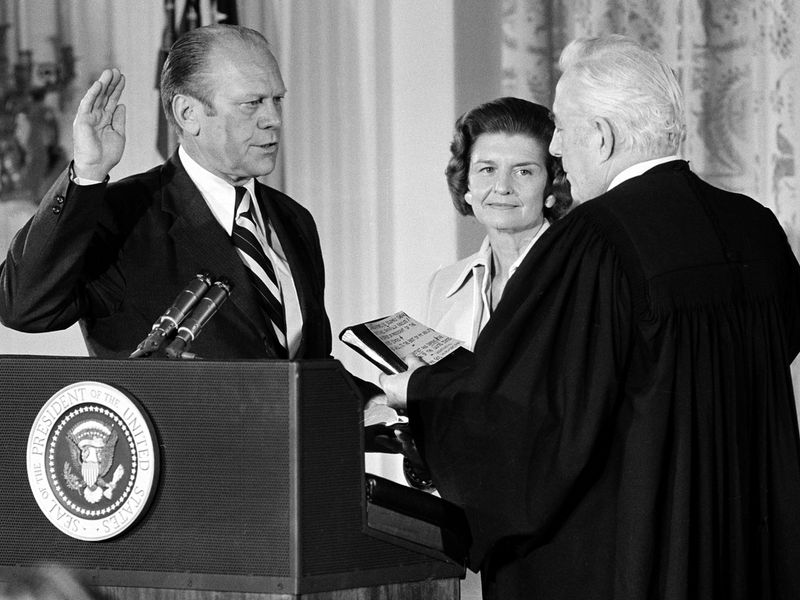 Gerald Ford's Swearing-In as President