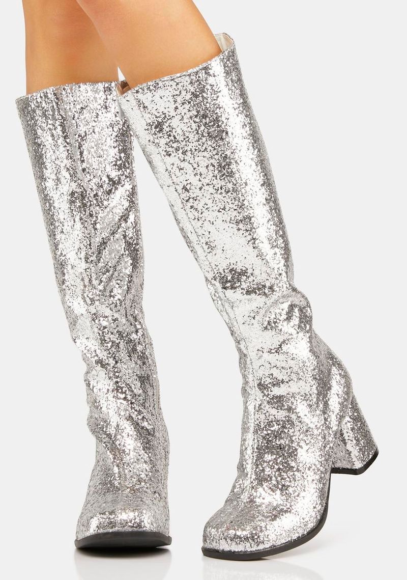 Glittered Go-Go Boots