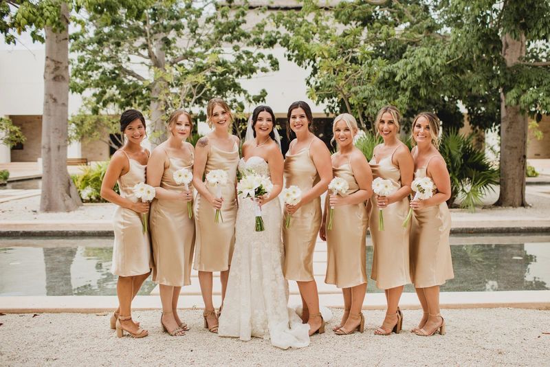 Matching Bridesmaids