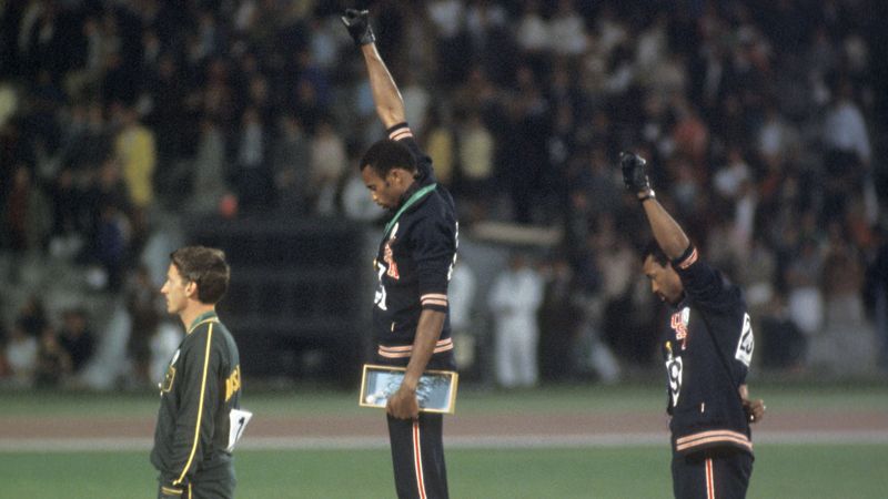 Mexico City Olympics Black Power Salute