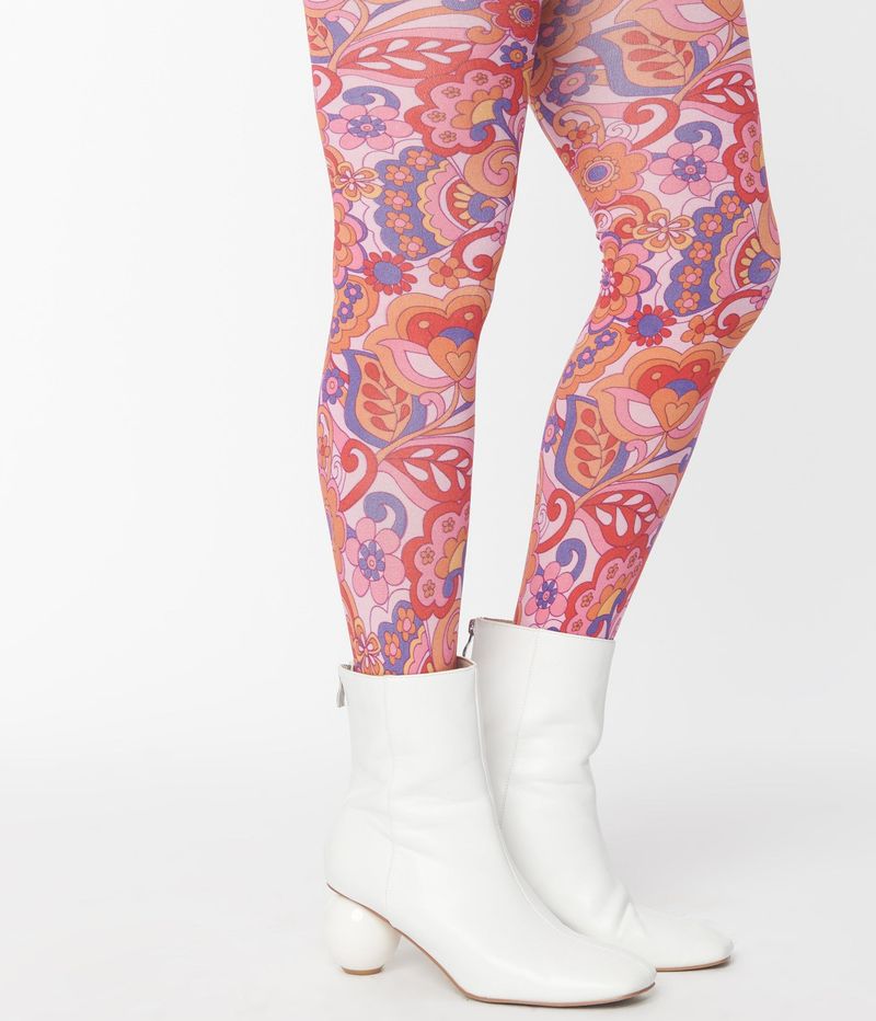 Mod Patterned Tights