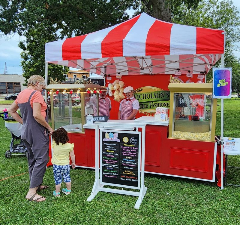 Old-Fashioned Cotton Candy Stand