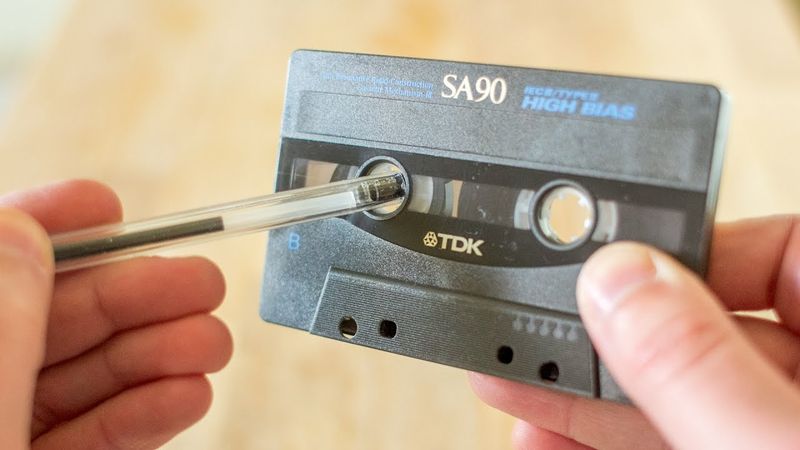 Rewinding Cassette Tapes