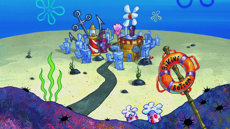 SpongeBob's Bikini Bottom as a Nuclear Test Site