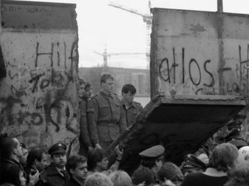 The Berlin Wall Falls