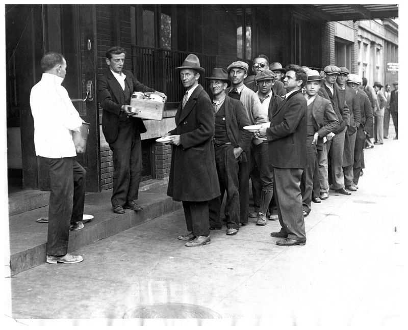 The Great Depression Breadline