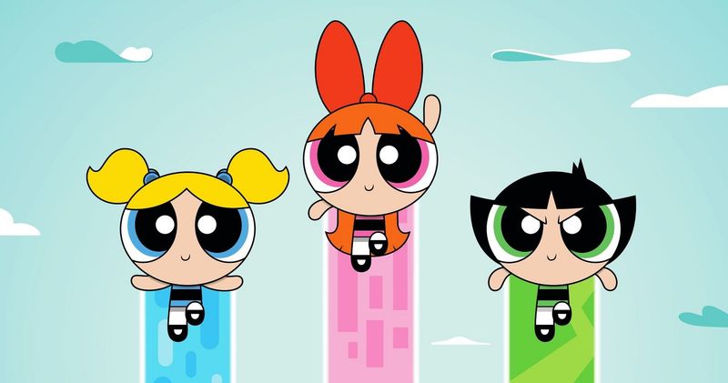 The Powerpuff Girls as Chemical Experiments