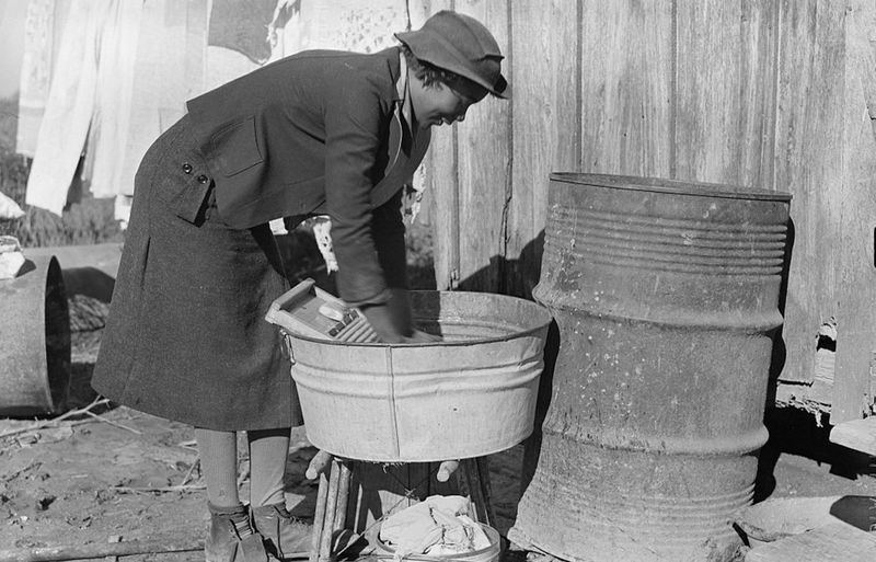 Washing Clothes by Hand