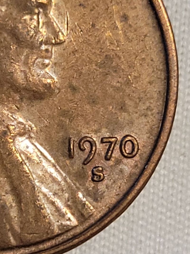 1970-S Small Date Penny with a Doubled Date