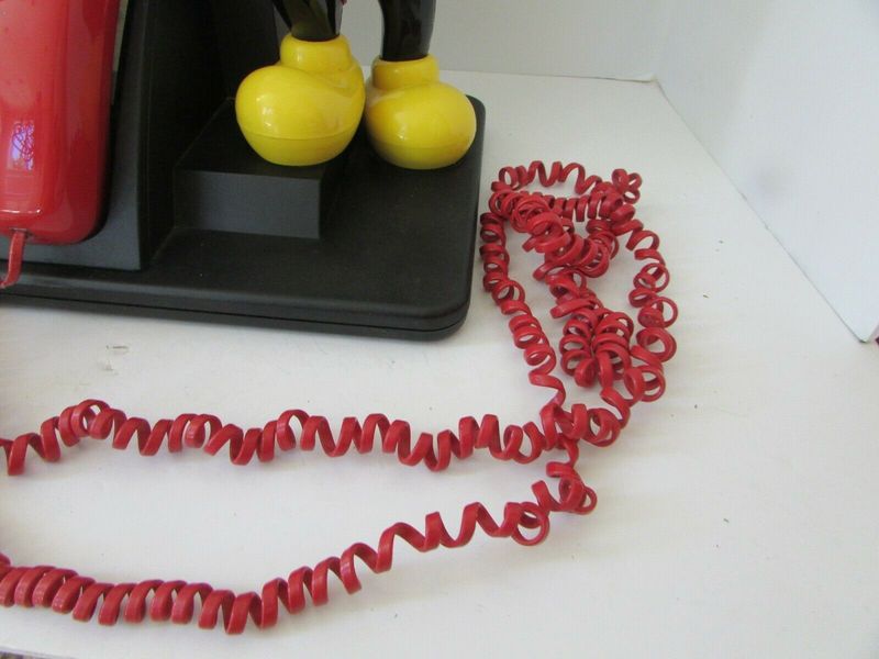 A Corded Phone With a Super Long Spiral Cord