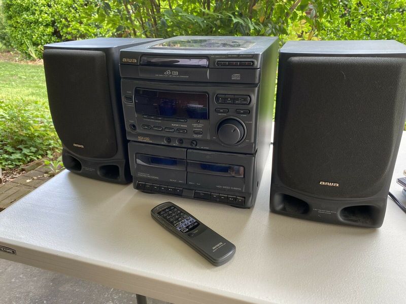 A Stereo System With a Multi-CD Changer