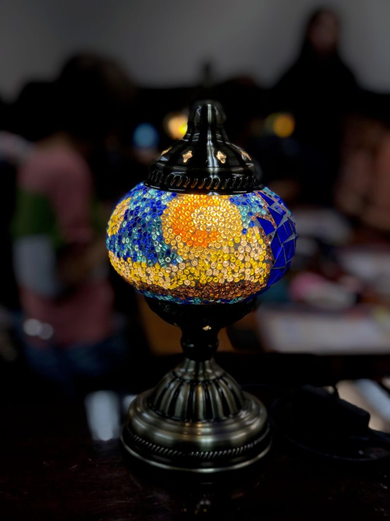 Artisan Glass Mosaic Lamp