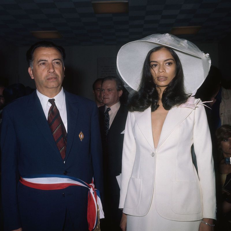 Bianca Jagger's Chic Suit