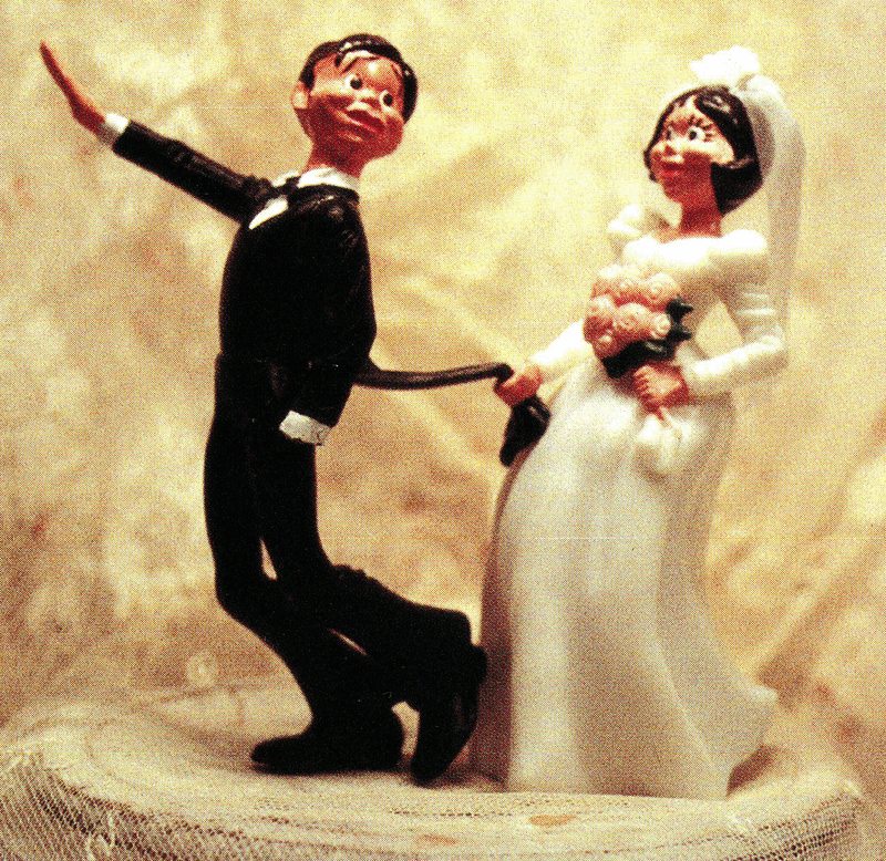 Bride and Groom Cake Toppers That Looked Nothing Like You