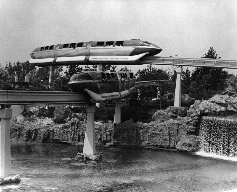 Disneyland's First Monorail