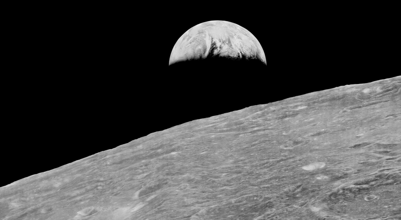 First Photograph of Earth from the Moon