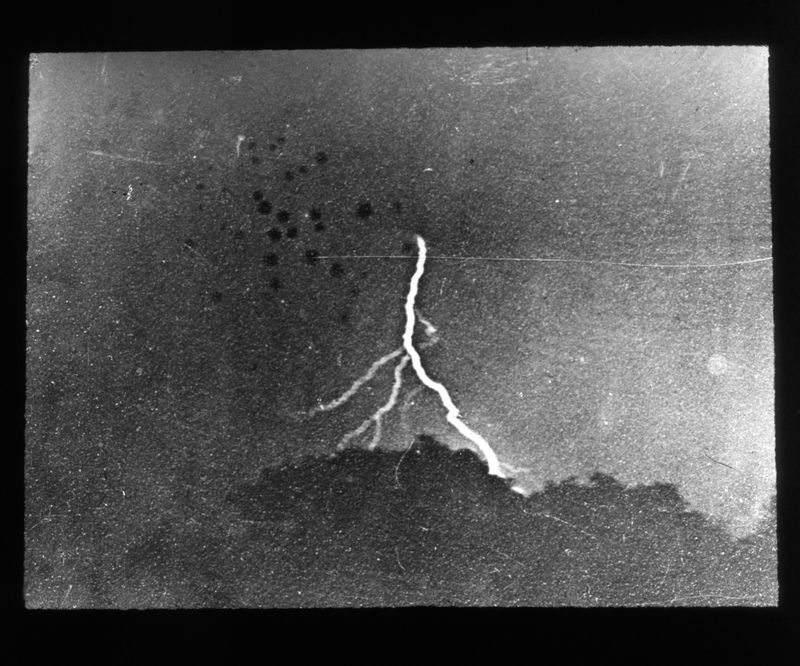 First Photograph of Lightning