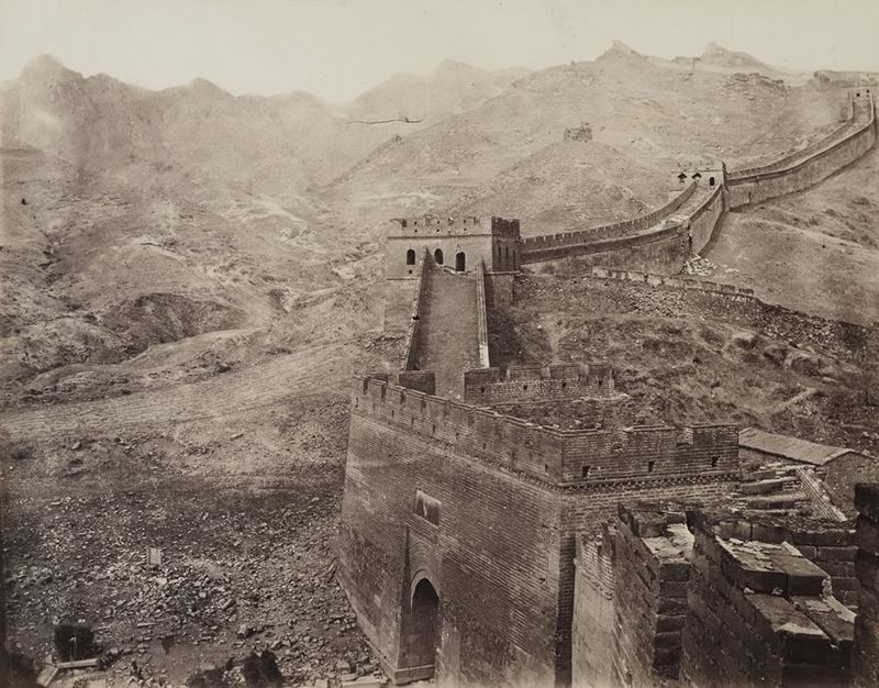 First Photograph of the Great Wall of China