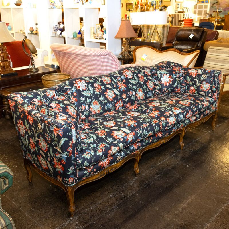 Floral Couch Extravaganza