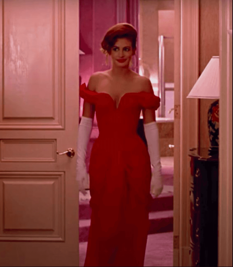 Julia Roberts’ Red Dress – Pretty Woman (1990)