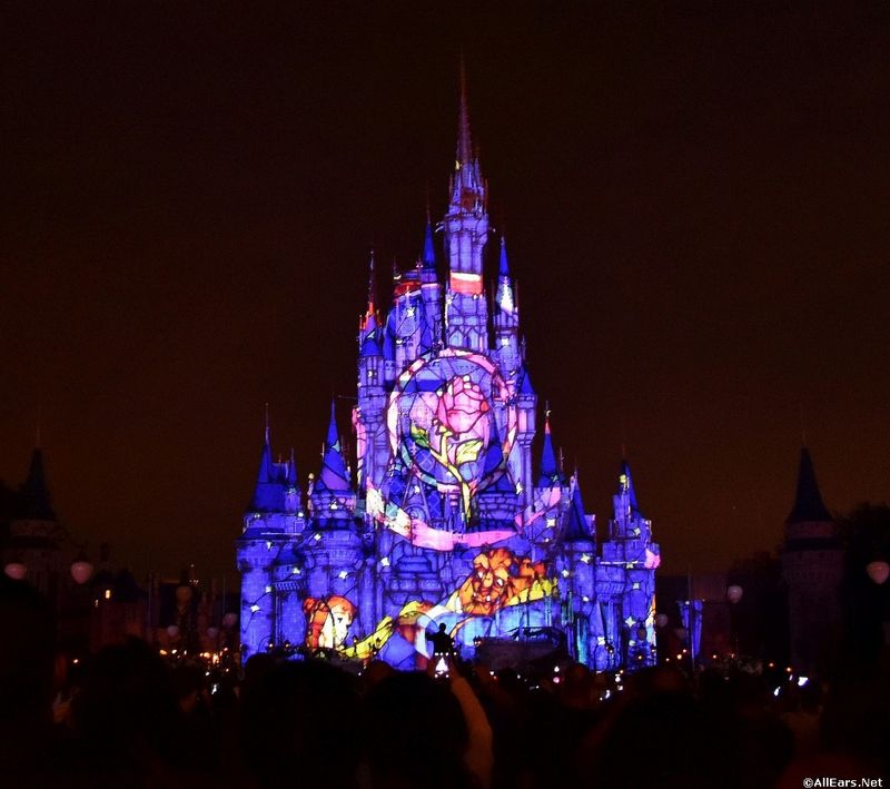 Magic Kingdom's Castle Projection Show