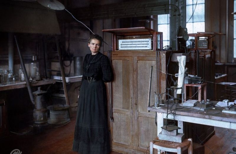 Marie Curie in her Laboratory, 1912