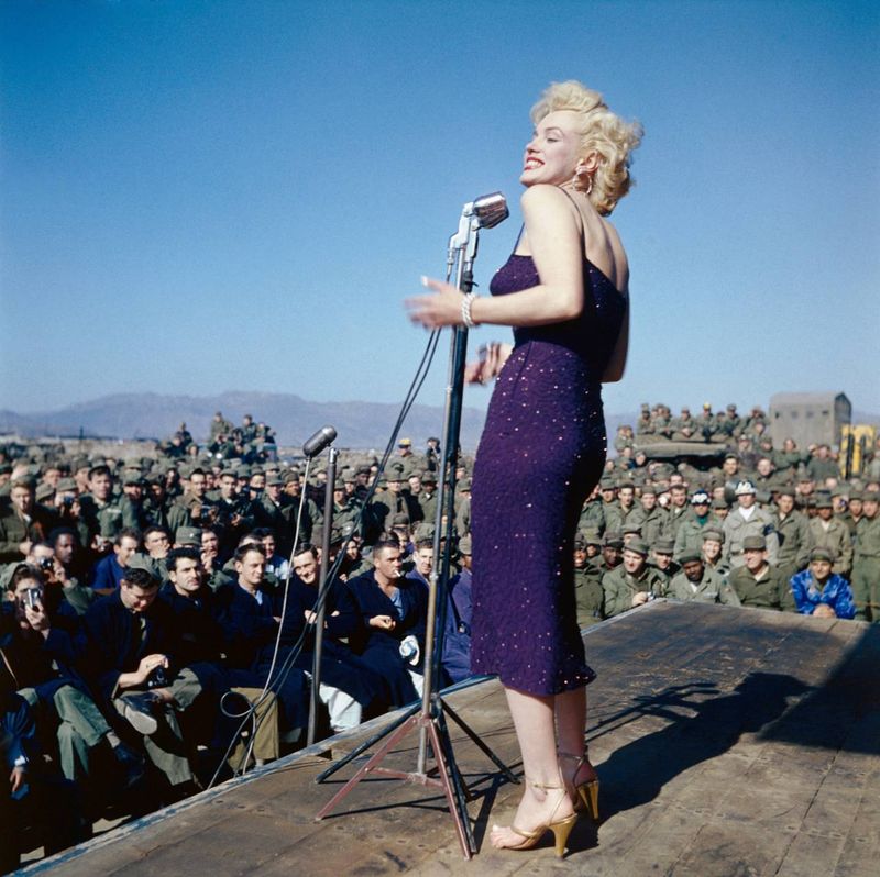 Marilyn Monroe in Korea, 1954