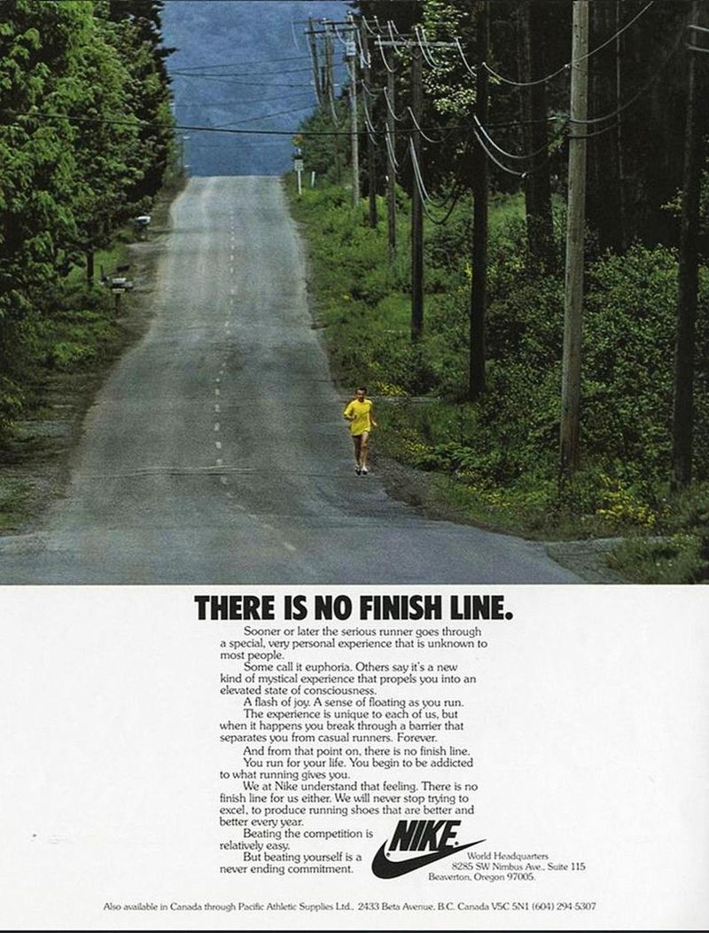 Nike's 'There is no Finish Line'