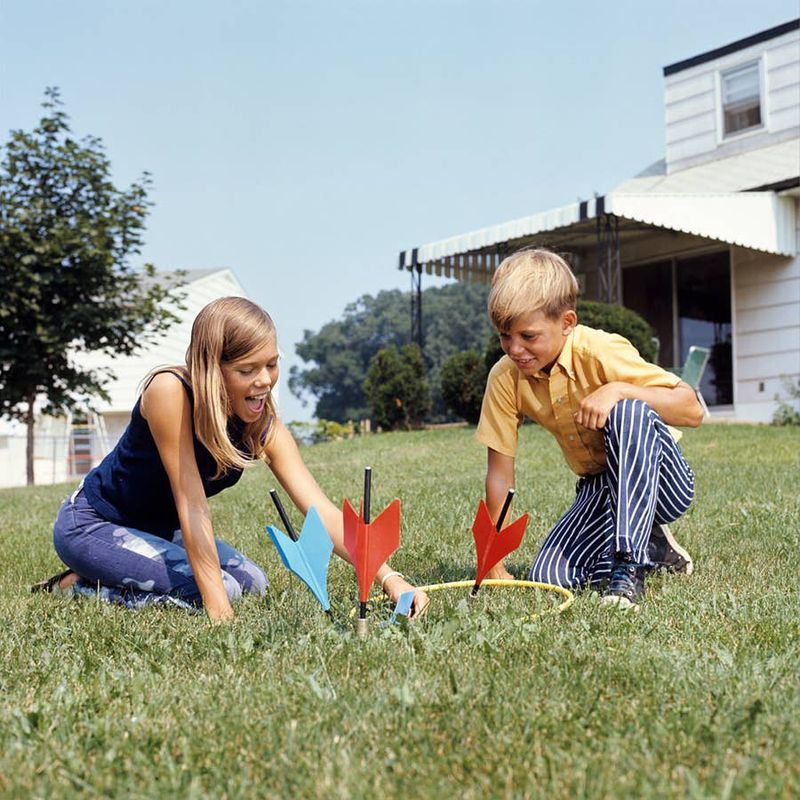 Playing with Lawn Darts