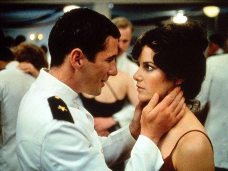 Richard Gere and Debra Winger in An Officer and a Gentleman