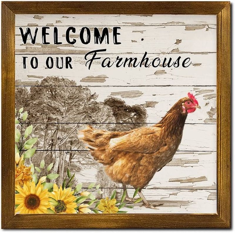 Rooster or Sunflower Kitchen Decor