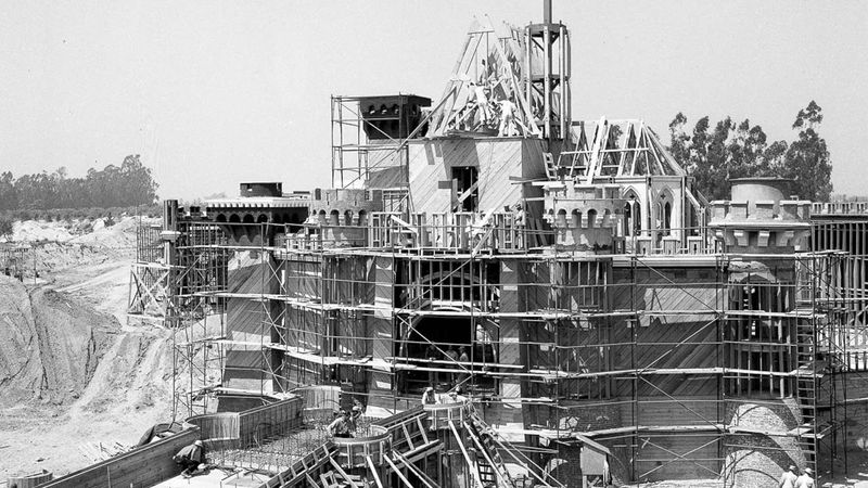 Sleeping Beauty's Castle Under Construction