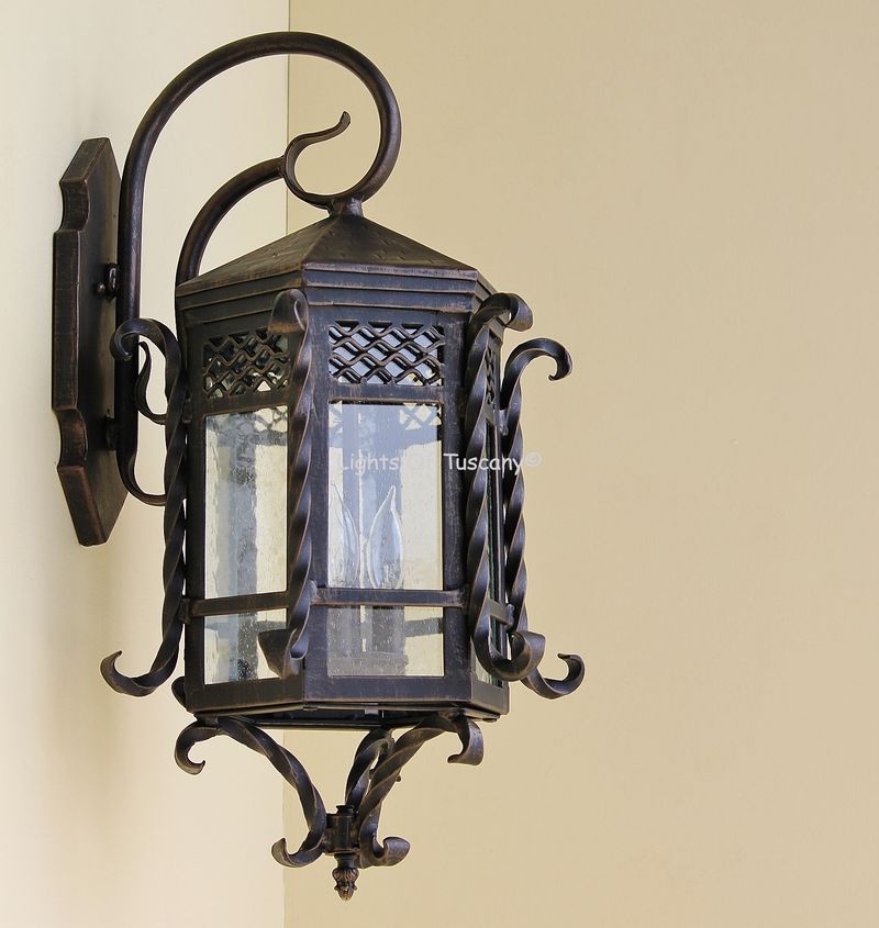 Spanish Revival Iron Lamp