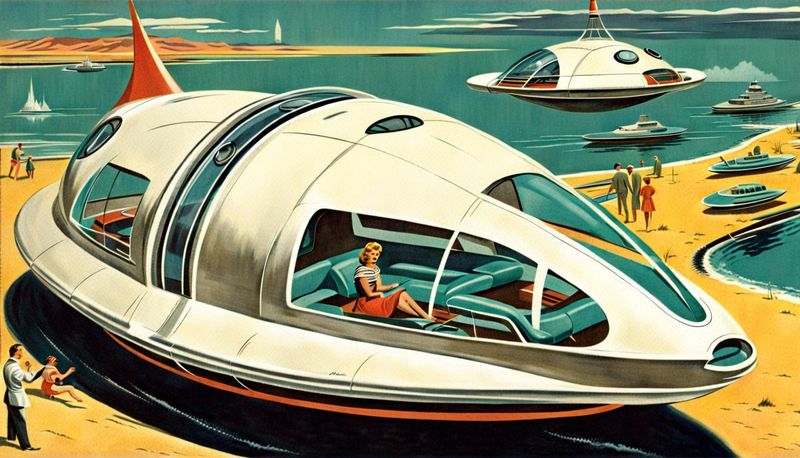 The 1950s Hovercraft Car