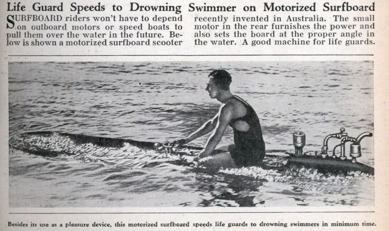 The Motorized Surfboard