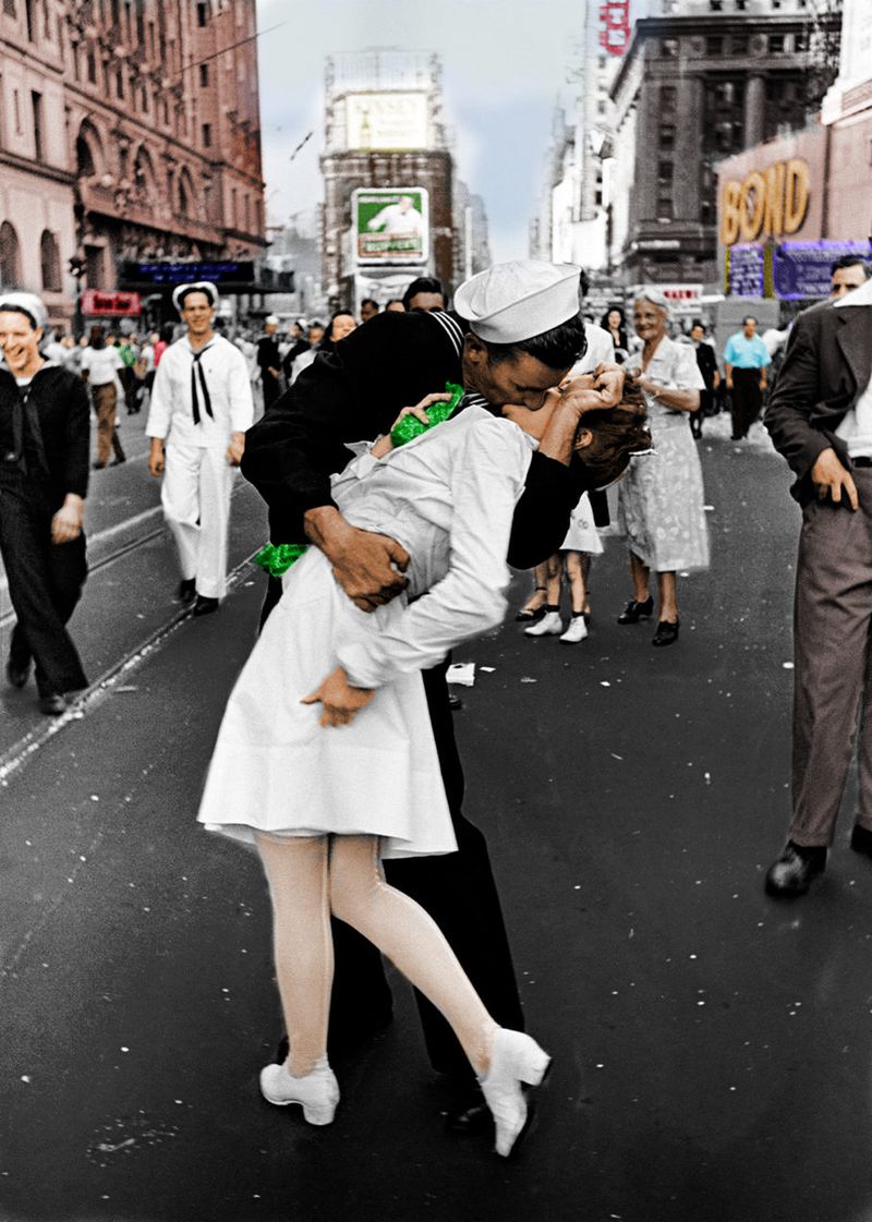 V-J Day in Times Square, 1945