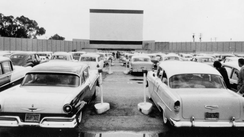 Watching Movies at a Drive-In Theater