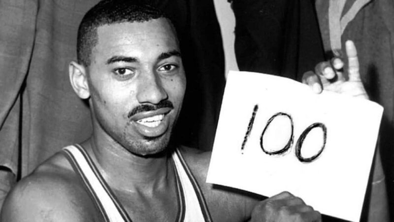 Wilt Chamberlain Scored 100 Points in a Single Game (1962)