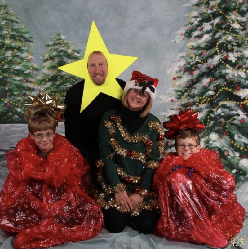 The Overly Staged Holiday Card Photo