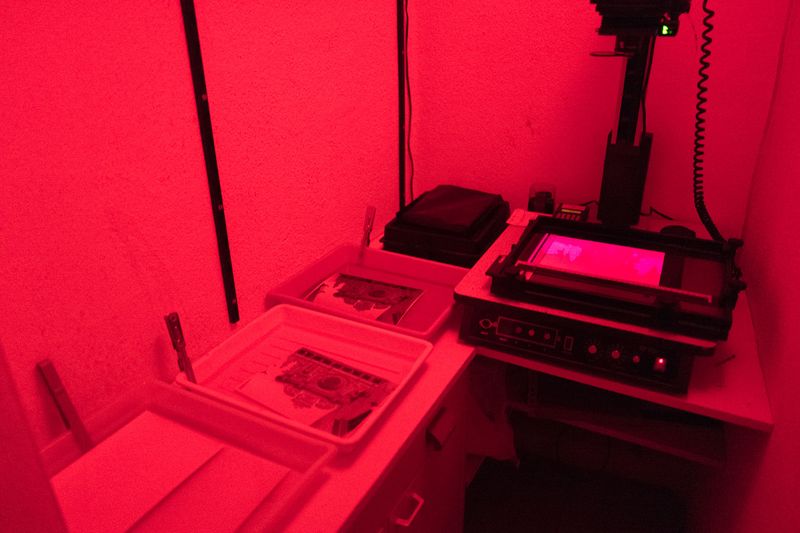Developing Film in a Darkroom