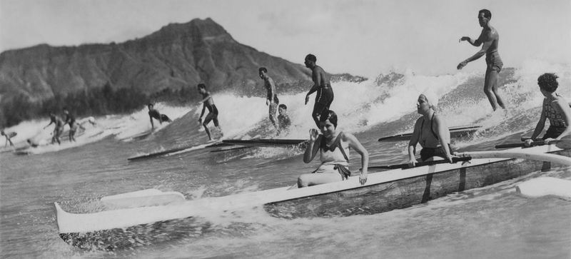 Surfing in Waikiki