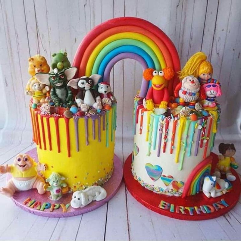 Cake with Character Faces