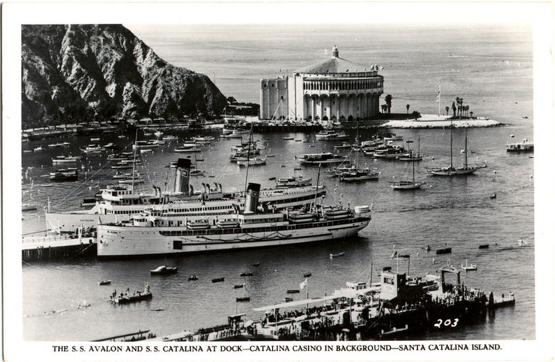 1940s Catalina Island's Steamer Pier