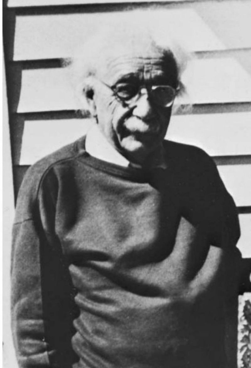 Albert Einstein's Last Photograph