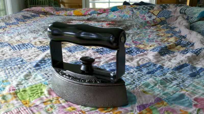 Ironing Dad's Handkerchiefs