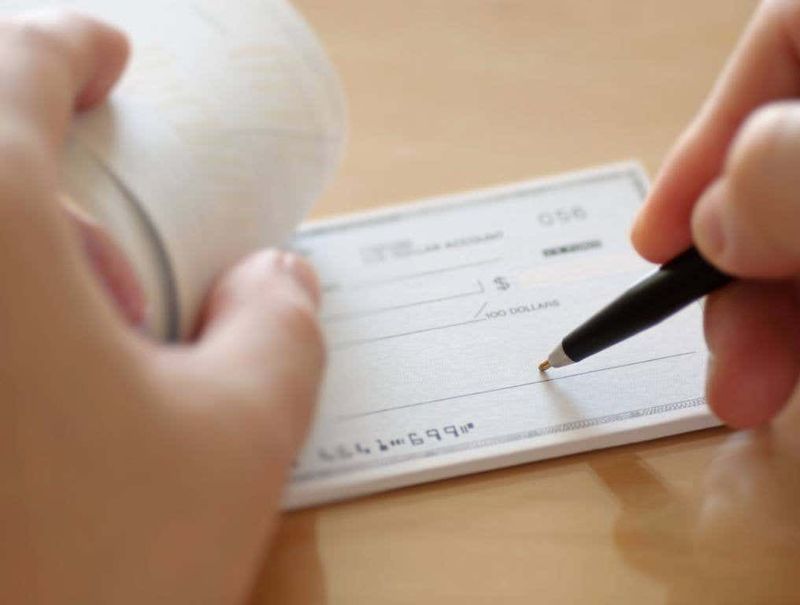 Writing Checks at the Grocery Store
