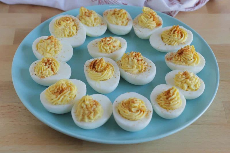Deviled Eggs on Special Trays