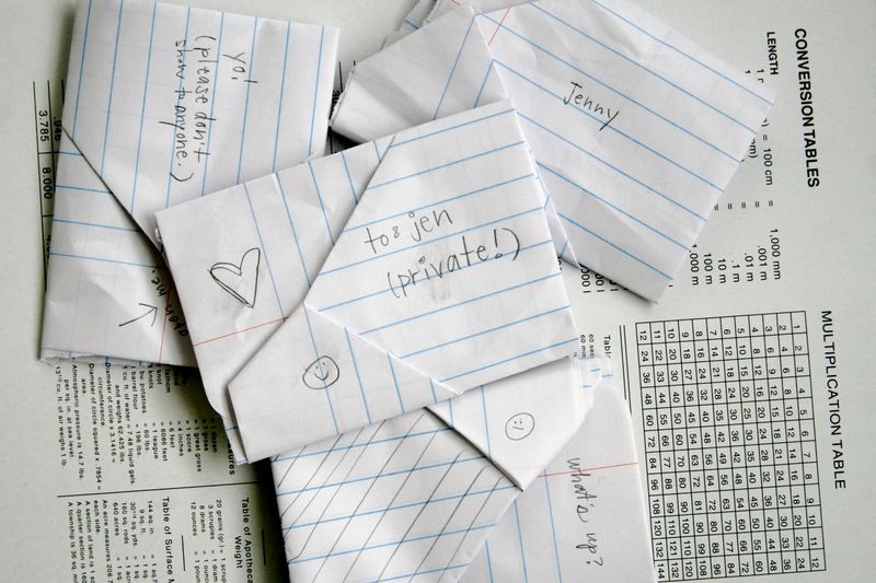 Notes Passed In Class